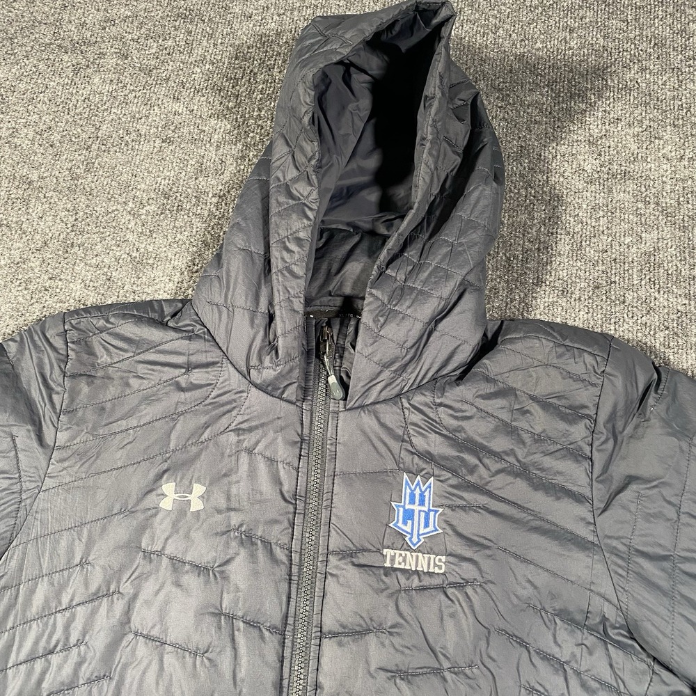 Lawrence Tech Blue Devils Under Armour ColdGear Reactor Zip Jacket Womens XL - Picture 2 of 9